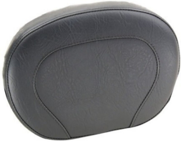 Picture of Mustang Harley Setback Vintage Sissy Bar Pad Low Medallion Style 12 inch x 9 inch - Black
