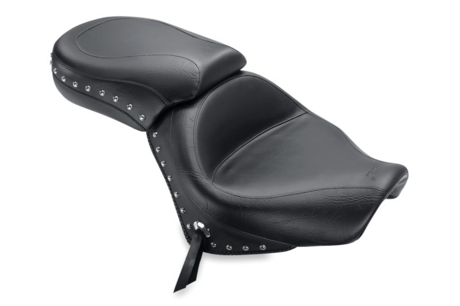 Picture of Mustang 04-21 Honda VT750 Aero Wide Touring 2PC Seat w-Studs - Black