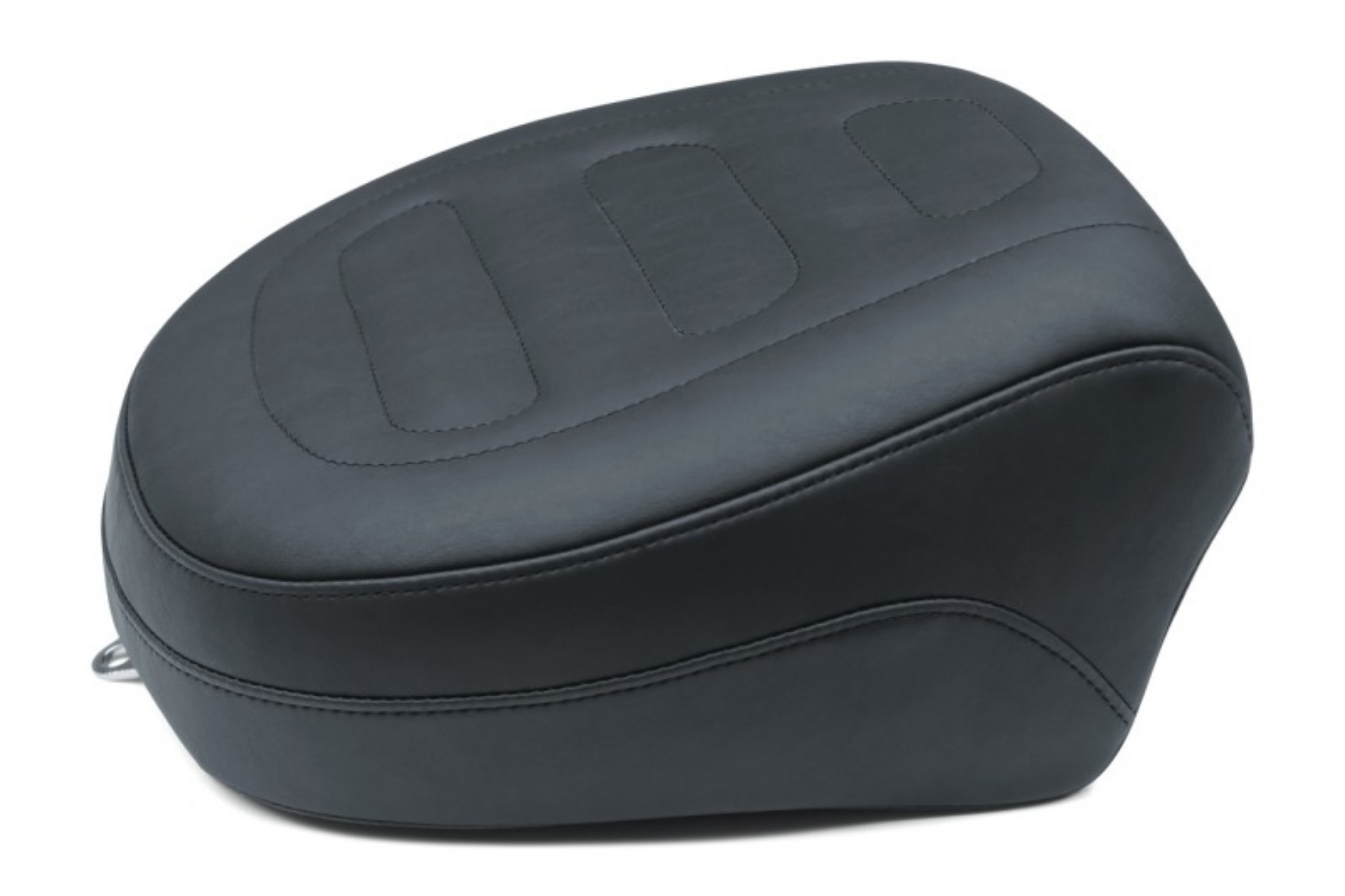 Picture of Mustang 13-17 Harley Softail Breakout Standard Touring Passenger Seat Trapezoid - Black