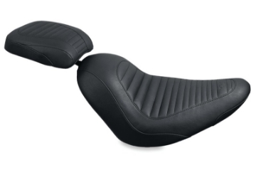Picture of Mustang 06-17 Harley Softail Wide Tire 200mm Tripper Solo Seat - Black
