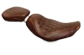 Picture of Mustang 97-07 Harley Rd King,06-07 Str Glide,00-05 Eagle Tripper Solo Seat Diamond Stitch - Brown