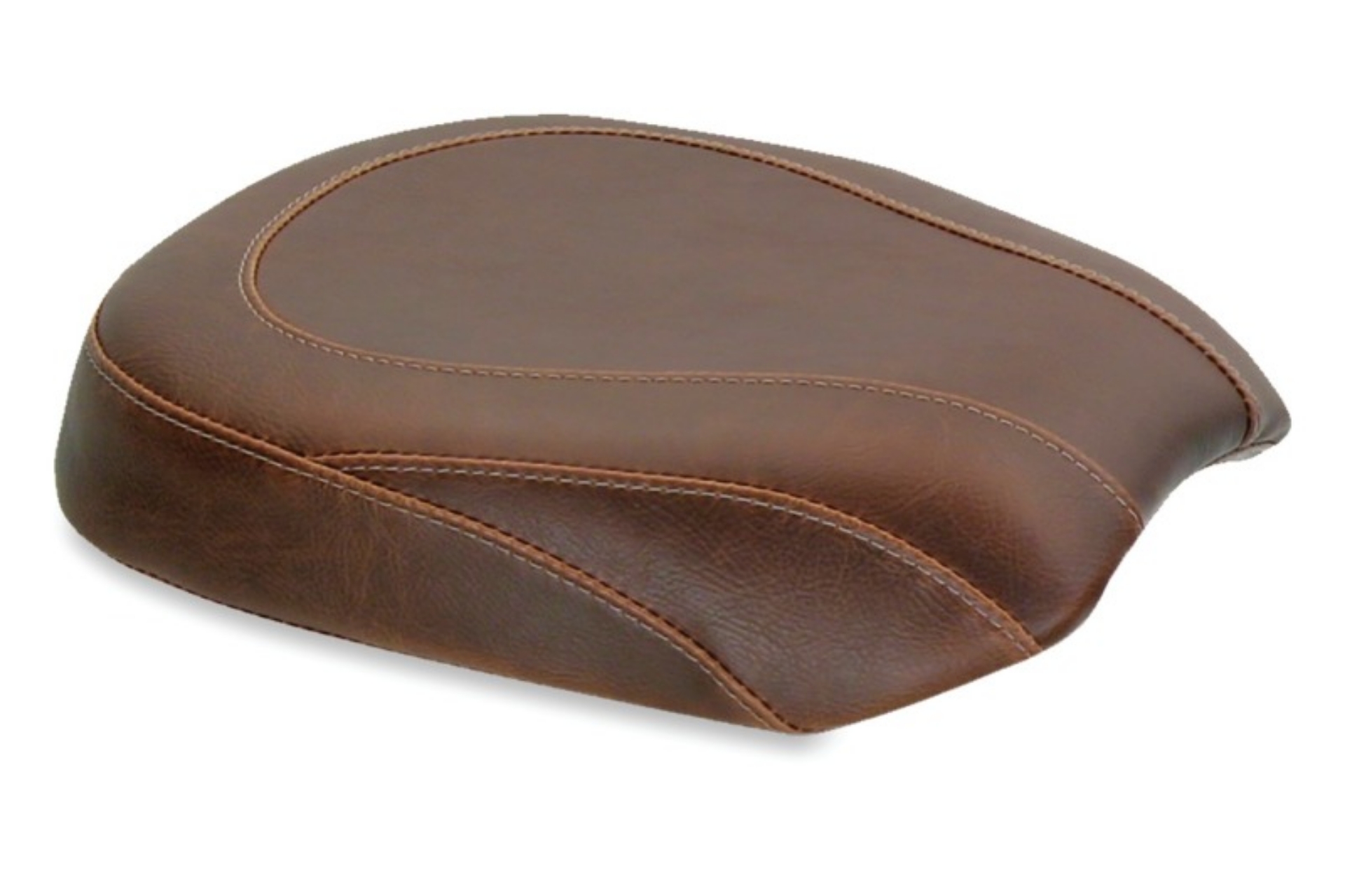 Picture of Mustang 06-17 Harley Softail Wide Tire 200mm Wide Tripper Passenger Seat - Distressed Brown