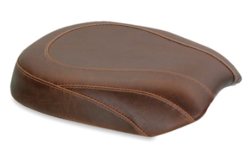 Picture of Mustang 06-17 Harley Softail Wide Tire 200mm Wide Tripper Passenger Seat - Distressed Brown