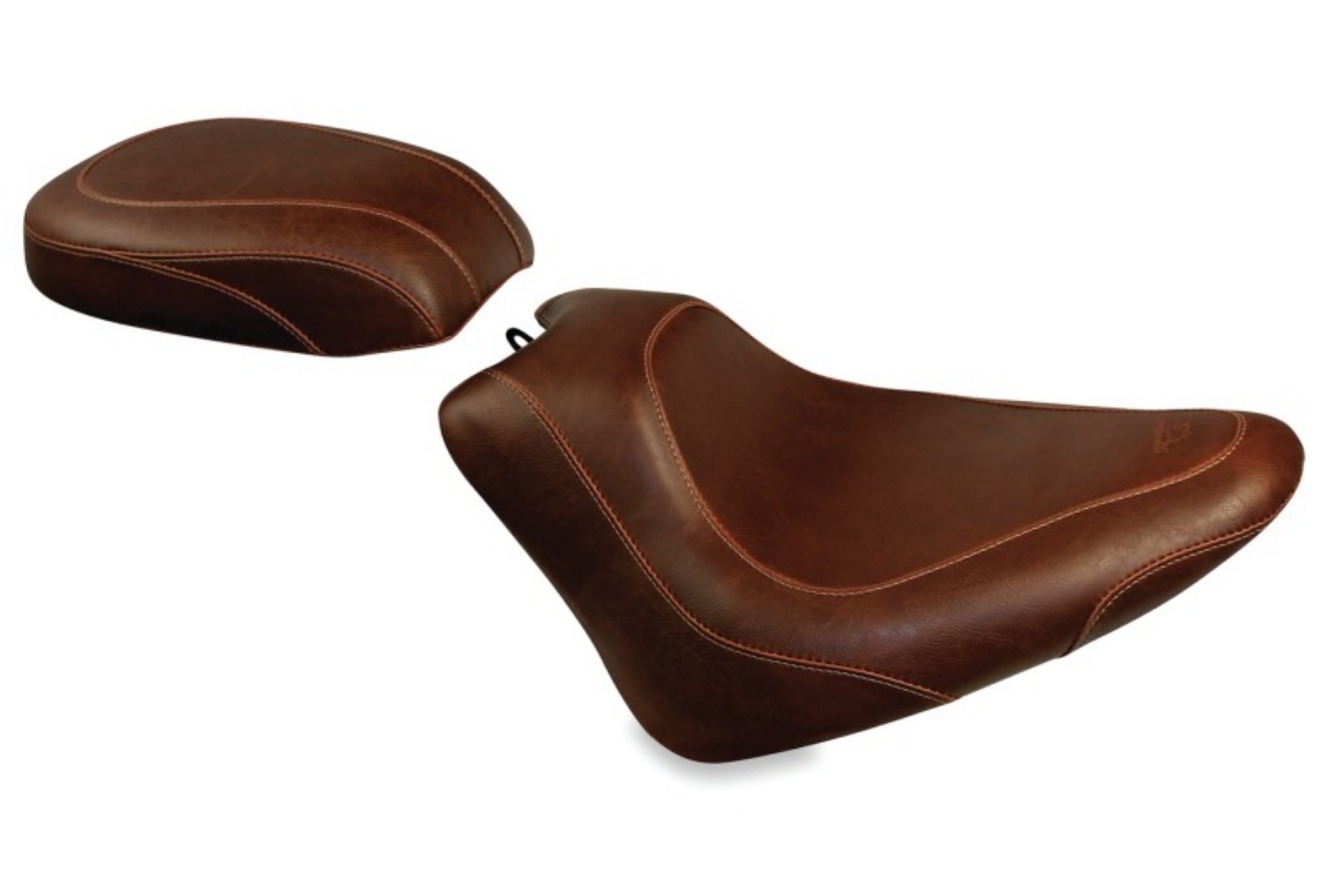 Picture of Mustang 11-13 Harley Blackline, 12-17 Slim-Slim S Tripper Solo Seat - Distressed Brown