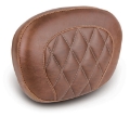 Picture of Mustang 97-23 Harley Touring Sissy Bar Pad 12 inch x 9 inch Diamond Stitch - Brown