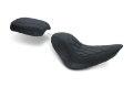 Picture of Mustang 06-17 Harley Softail Wide Tire 200mm Tripper Solo Seat Diamond Stitch - Black