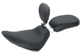 Picture of Mustang 84-06 Harley Standard Rear Tire Wide Tripper Passenger Seat - Black