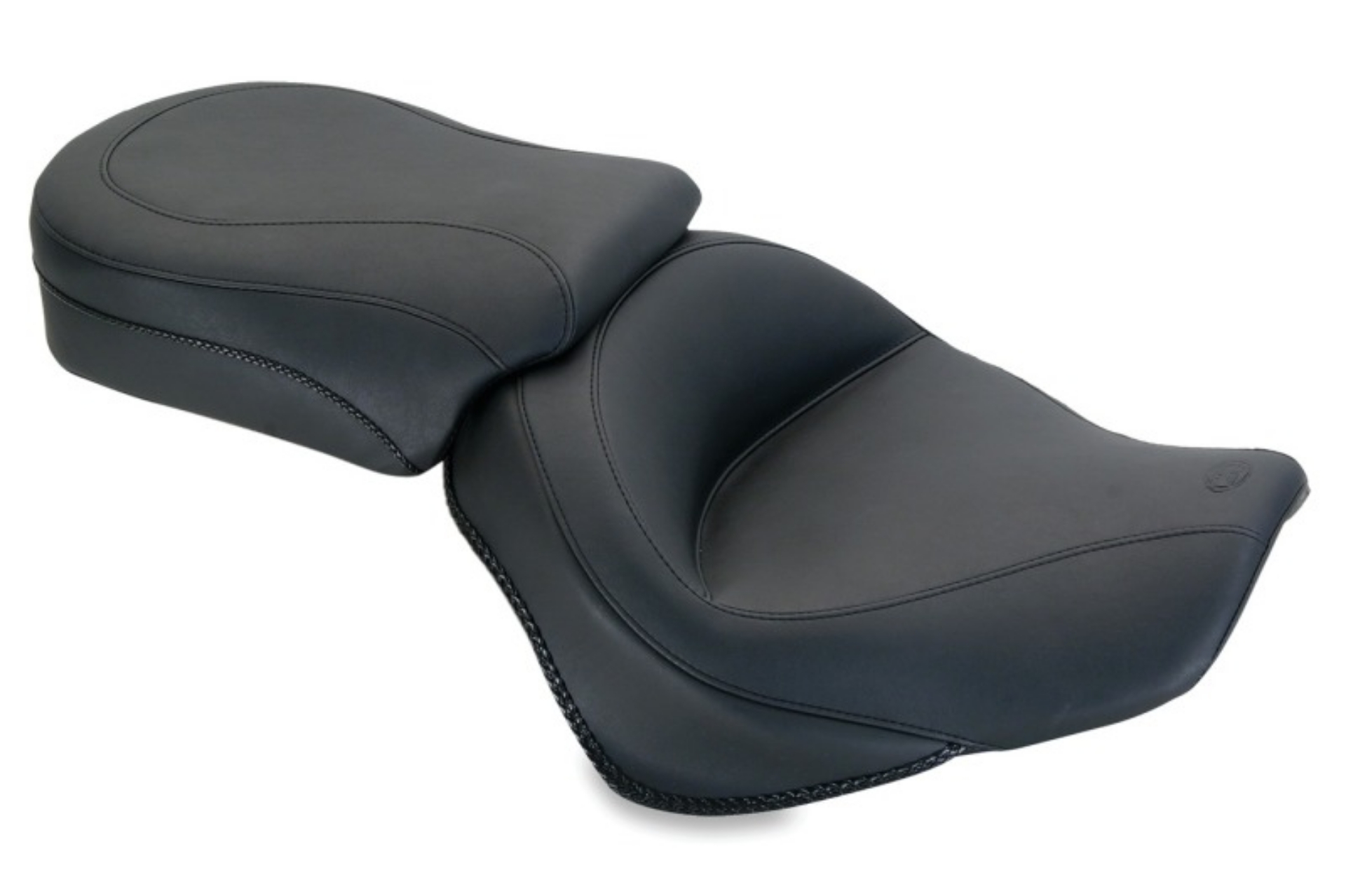 Picture of Mustang 10-18 Triumph Thunderbird, Thunderbird Storm Std- Touring 2PC Seat - Black