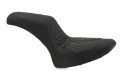 Picture of Mustang 00-15 Harley Softail Standard Rear Tire Fastback 1PC Seat w- Diamond Stitch - Black