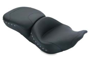 Picture of Mustang 97-07 Harley Rd King, 06-07 Str Glide, 00-05 Eagle Touring 1PC Seat w-Studs - Black