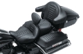 Picture of Mustang 93-13 Harley FL Touring Saddlebag Lid Covers Deluxe - Black