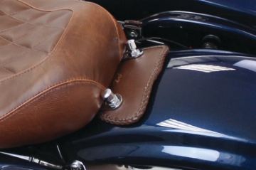 Picture of Mustang 97-21 FL Touring Mini Fender Bib - Brown