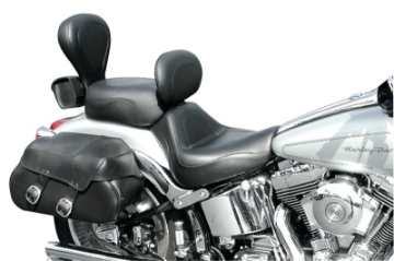 Picture of Mustang 00-07 Harley Softail Deuce Sissy Bar Pad 12 inch x 9 inch - Black