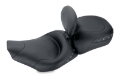 Picture of Mustang 97-07 Harley Rd King,06-07 Str Glide,00-05 Eagle Solo Seat w -DBR Black Pearls - Black