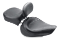 Picture of Mustang 91-05 Harley Dyna Wide Touring Solo Seat w-Driver Backrest - Black