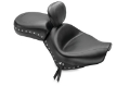 Picture of Mustang 04-21 Honda VT750 Aero Wide Touring 2PC Seat w-Driver Backrest Studs - Black