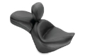 Picture of Mustang 06-21 Kawasaki Vulcan 900 Classic, Custom Touring 1PC Seat w-Driver Backrest - Black