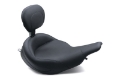 Picture of Mustang 97-07 Harley Electra Glide, Rd Glide Super Touring Solo Seat w-Driver Backrest - Black