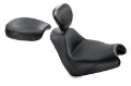 Picture of Mustang 05-08 Honda VTX1800F Sport Touring Solo Seat w-Driver Backrest - Black