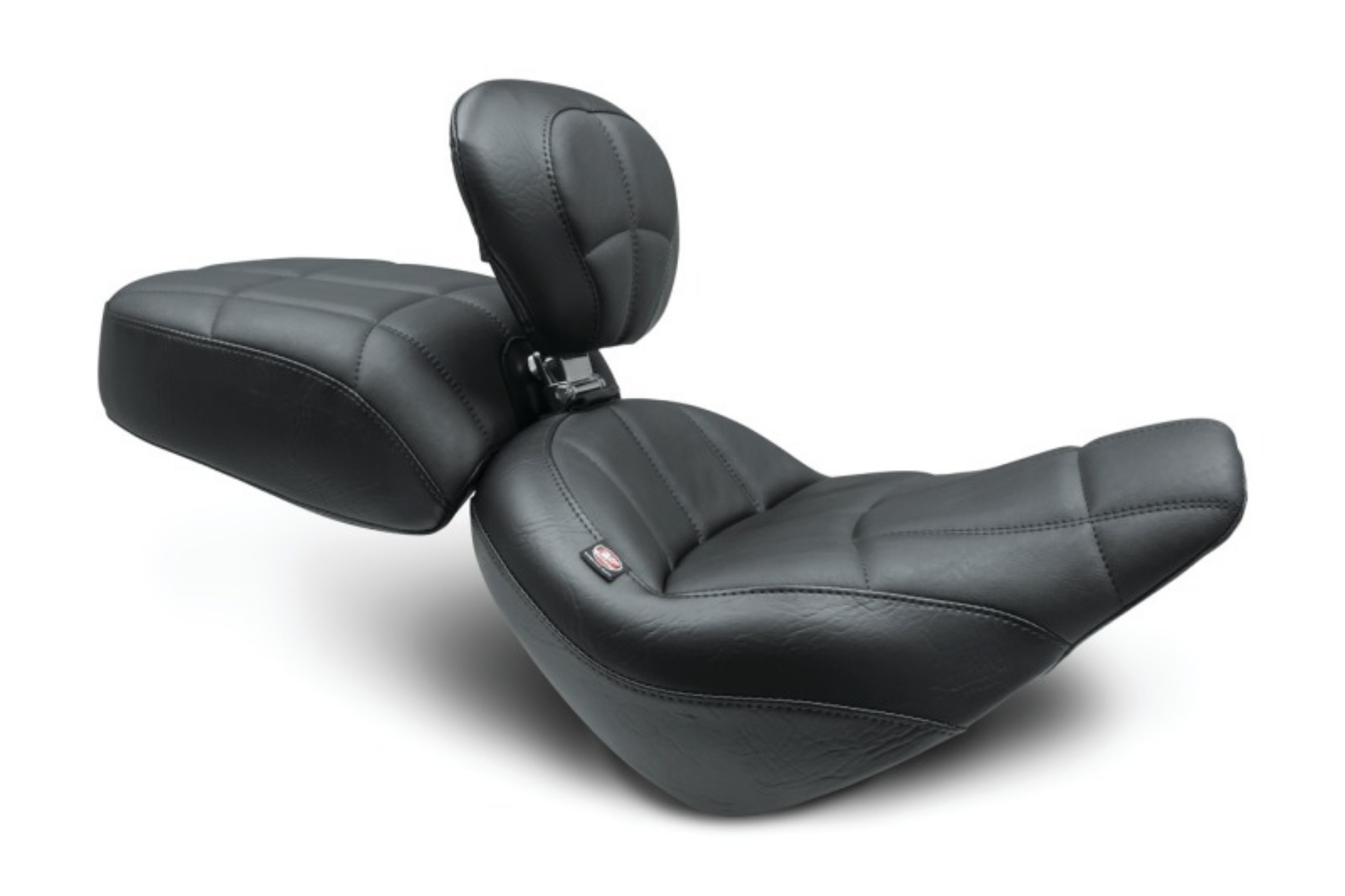 Picture of Mustang 18-21 Harley Street Bob Standard Touring Recessed Pass Seat - Black