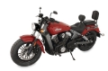 Picture of Mustang 15-21 Indian Scout Standard Touring Solo Seat w-Driver Backrest - Black