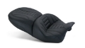 Picture of Mustang 15-21 Harley Freewheeler Standard Touring Forward Deluxe 1PC Seat - Black
