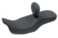 Picture of Mustang 08-21 Harley Electra Glide,Rd Glide,Rd King,Str Glide Harley Super Touring 1PC Seat- Black