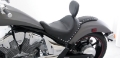 Picture of Mustang 10-21 Honda VT1300CX Fury Wide Touring Solo Seat w-Driver Backrest Studs - Black