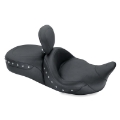 Picture of Mustang 08-21 Harley Electra Glide,Rd Glide,Rd King,Str Glide Touring Heated 1PC Seat Studs-Black