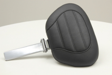 Picture of Mustang 15-21 Harley Freewheeler Super Touring Driver Backrest - Black
