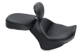 Picture of Mustang 11-17 Yamaha Stryker Standard Touring 2PC Seat w-Driver Backrest - Black