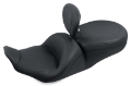 Picture of Mustang 97-07 Harley Rd King,06-07 Str Glide,00-05 Eagle Lowdown Touring 1PC Seat w-DBR - Black