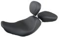 Picture of Mustang 97-07 Harley Rd King, 06-07 Str Glide, 00-05 Eagle Wide Tripper Solo Seat w-DBR - Black