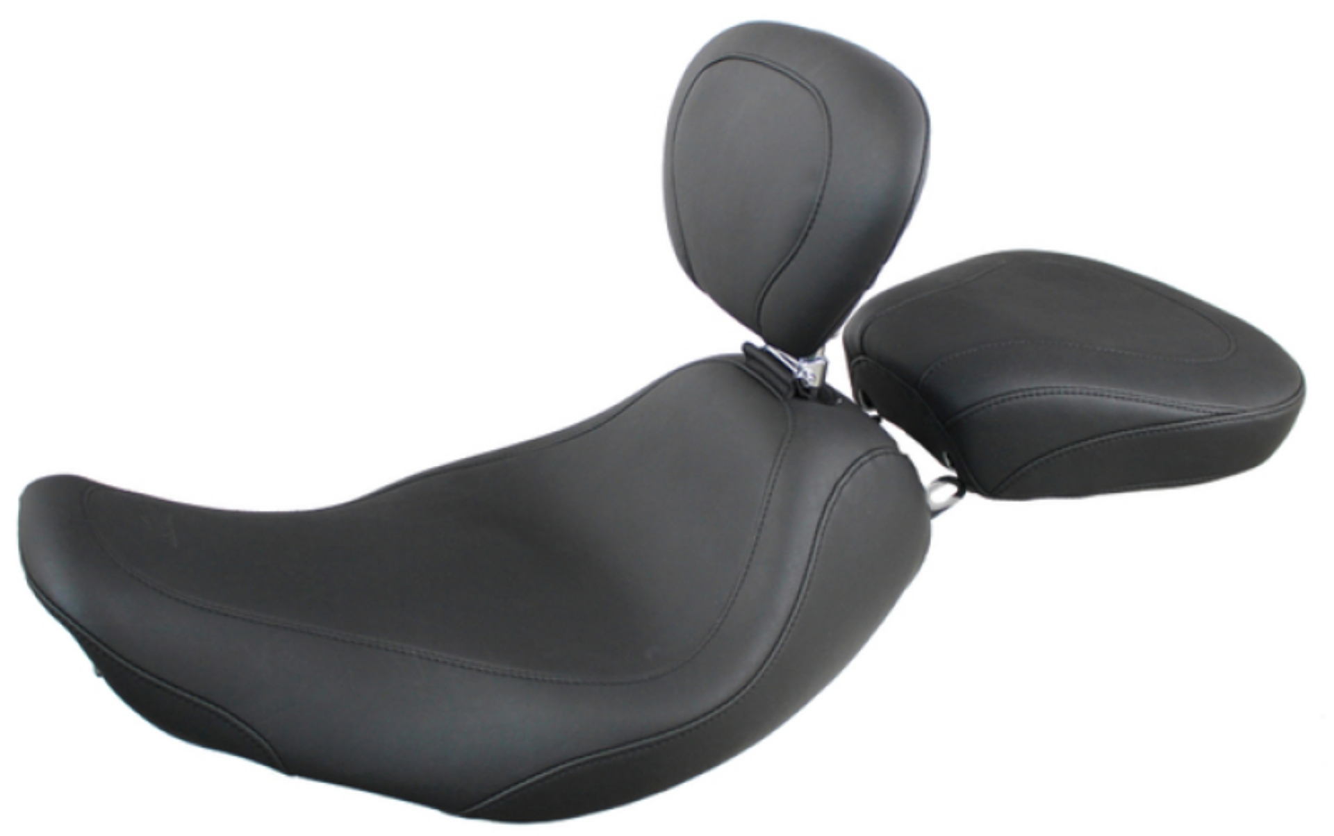 Picture of Mustang 97-07 Harley Rd King, 06-07 Str Glide, 00-05 Eagle Wide Tripper Solo Seat w-DBR - Black