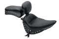 Picture of Mustang 00-15 Harley Softail Std Rear Tire Std Touring, Wide Touring Recessed Passenger Seat - Black