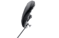 Picture of Mustang 08-21 Harley Electra Glide Std,Rd Glide,Rd King,Str Glide Passenger Backrest w-Studs - Blac
