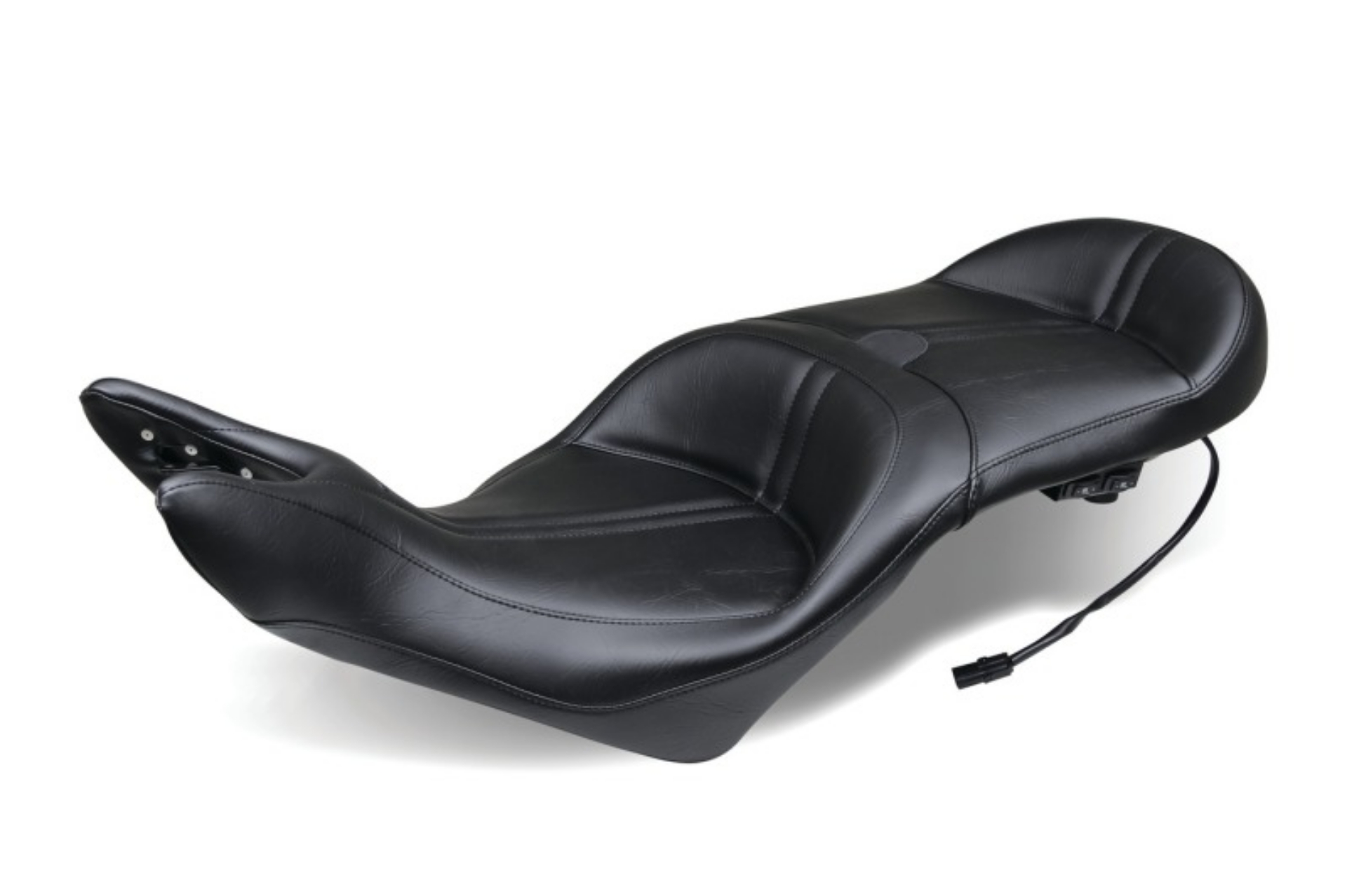 Picture of Mustang 08-17 Victory Vision Standard Touring 1PC Seat w-Driver Backrest - Black