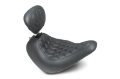 Picture of Mustang 18-21 Harley Low Rider, Sport Glide Wide Tripper Solo Seat w-DBR Diamond Stitch - Black
