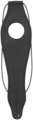 Picture of Mustang 07-17 Yamaha V-Star 1200,V-Star 1300 Tourer,V-Star 1300 Deluxe Tank Bib - Black