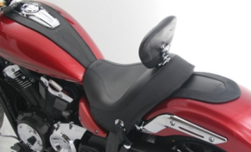 Picture of Mustang 11-17 Yamaha Stryker Cruiser Tank Bib - Black