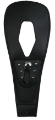 Picture of Mustang 04-09 Honda VTX1300C Cruiser, 03-09 Retro,03-07 S Tank Bib w-Studs - Black