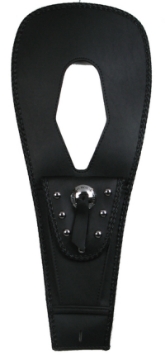 Picture of Mustang 04-09 Honda VTX1300C Cruiser, 03-09 Retro,03-07 S Tank Bib w-Studs - Black