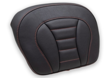 Picture of Mustang 08-21 Harley FL Touring Accessories Tour-Pak Pad w-Red Stitch - Black