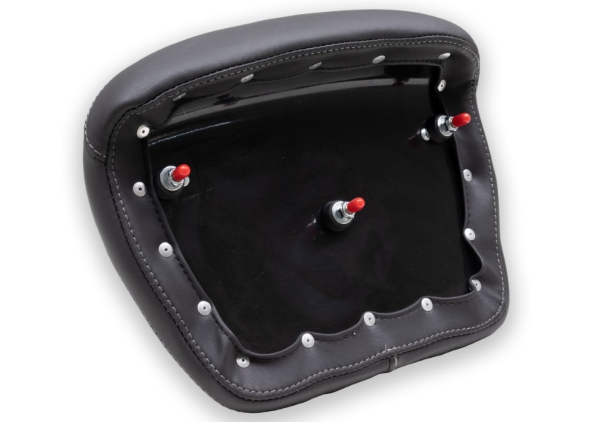 Picture of Mustang 08-21 Harley Electra Glide,Rd Glide,Rd King,Str Glide Tour-Pak Pad w-Grey Stitch-Black