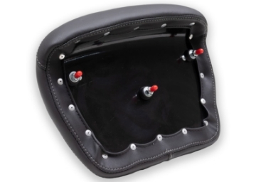 Picture of Mustang 08-21 Harley Electra Glide,Rd Glide,Rd King,Str Glide Tour-Pak Pad w-Grey Stitch-Black