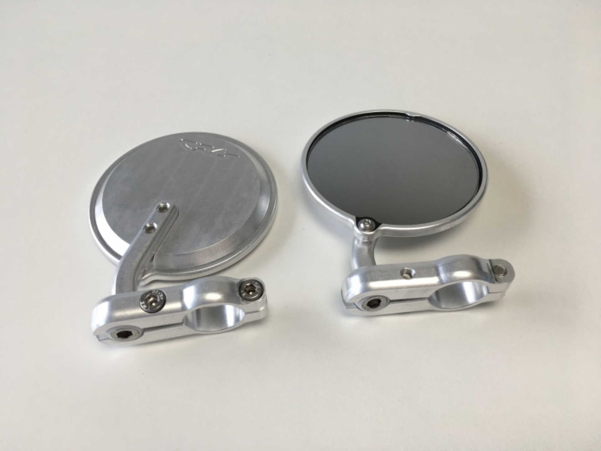 Picture of CRG Hindsight 3 in- Round Bar-End Mirror Right - Silver