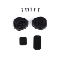 Picture of EVS Axis Hinge Cover Kit 2 - Inside and Outside Black - One Size