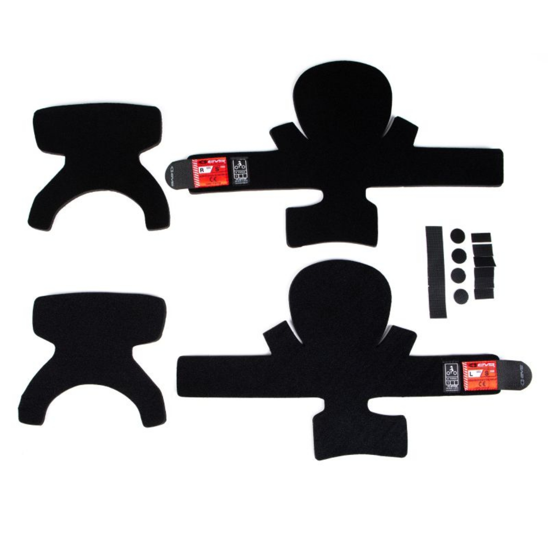 Picture of EVS Axis Liner Kit Pair 2 Liners-Velcro Black - Large