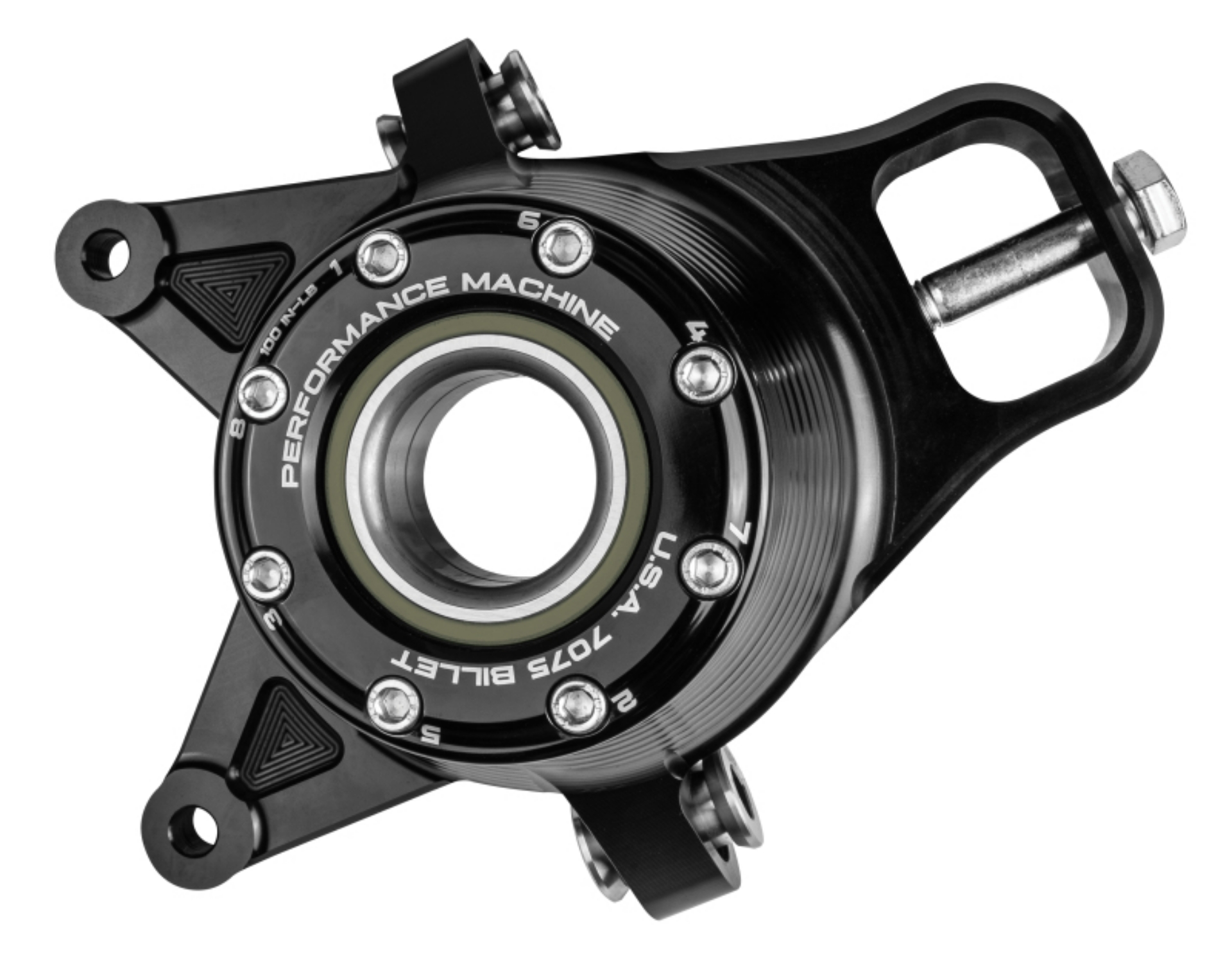 Picture of Performance Machine UTV Bearing Carrier Assembly - Black Ano