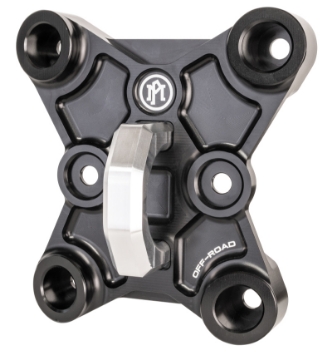 Picture of Performance Machine UTV Radius Rod Pull Plate - Black Ano